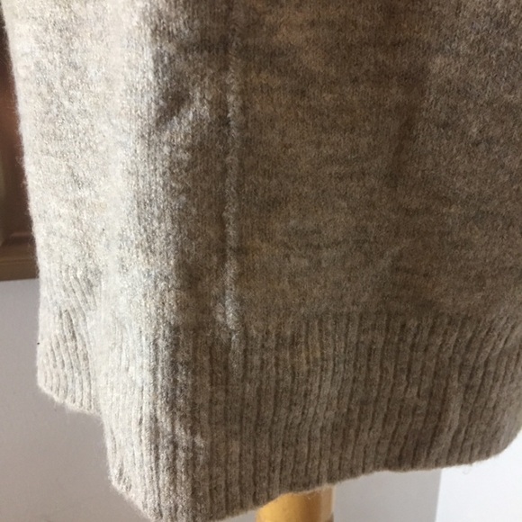 Boxy Dreamers tan knit sheath sweater dress - Picture 5 of 13